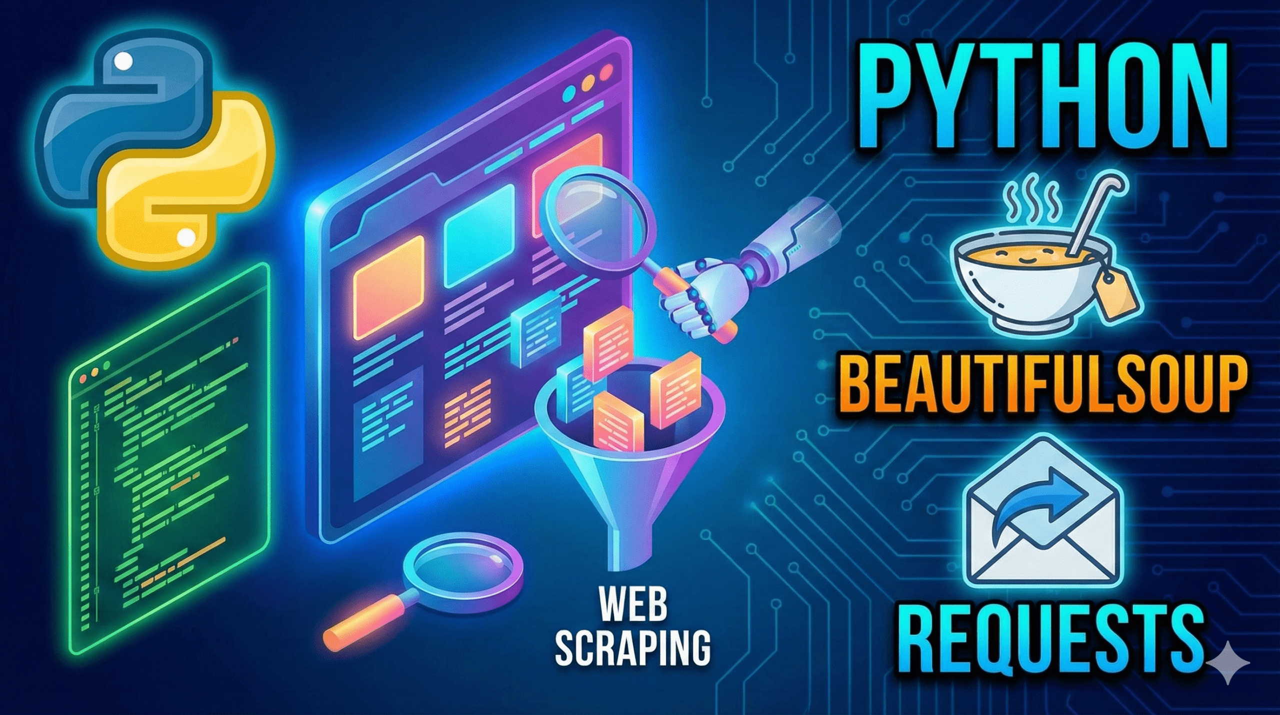 Python Web Scraping Tutorial using BeautifulSoup and Requests